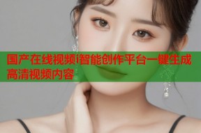 国产在线视频i智能创作平台一键生成高清视频内容