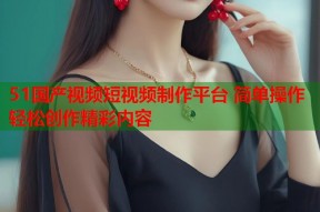 51国产视频短视频制作平台 简单操作轻松创作精彩内容