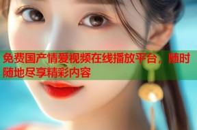 免费国产情爱视频在线播放平台，随时随地尽享精彩内容