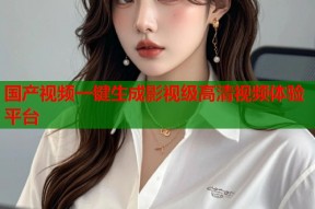 国产视频一键生成影视级高清视频体验平台