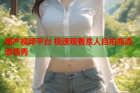 国产视频平台 极速观看素人自拍高清激情秀