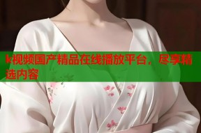 k视频国产精品在线播放平台，尽享精选内容