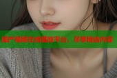 国产视频在线播放平台，尽享精选内容