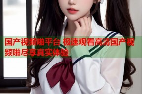 国产视频啪平台 极速观看高清国产视频啪尽享真实体验