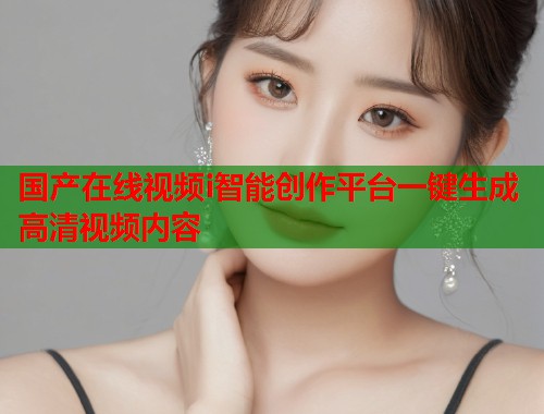 国产在线视频i智能创作平台一键生成高清视频内容  第1张