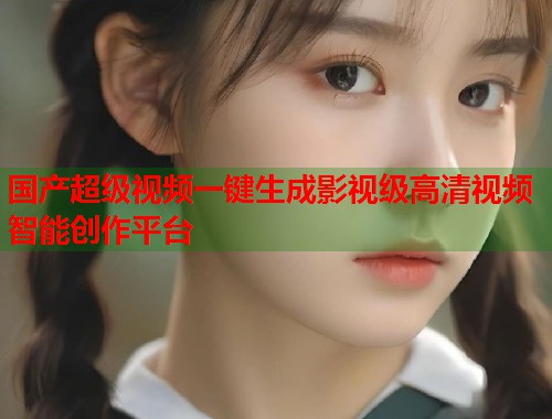 国产超级视频一键生成影视级高清视频智能创作平台  第1张